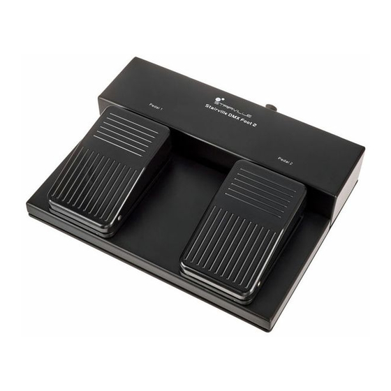 thomann Stairville DMX Foot 2 Manual De Instrucciones