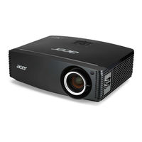 Acer P7305W Inicio Rápido