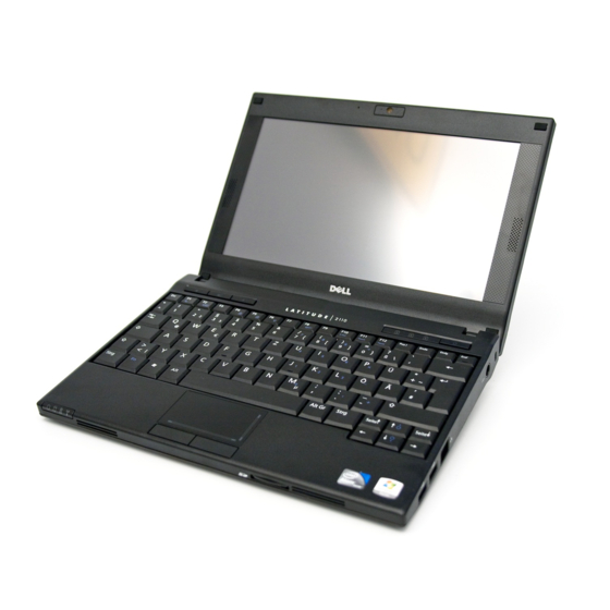 Dell Latitude 2110 Información Sobre Funciones E Instalación