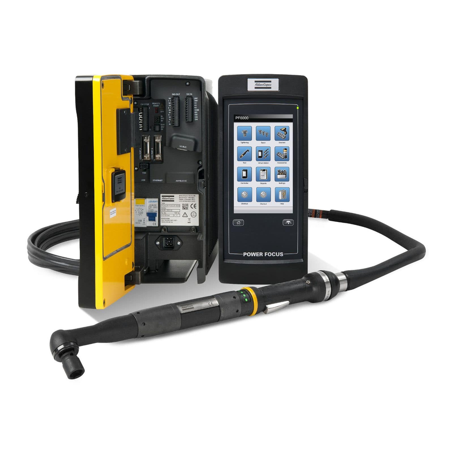 Atlas Copco POWER FOCUS 6000 Guía De Bolsillo