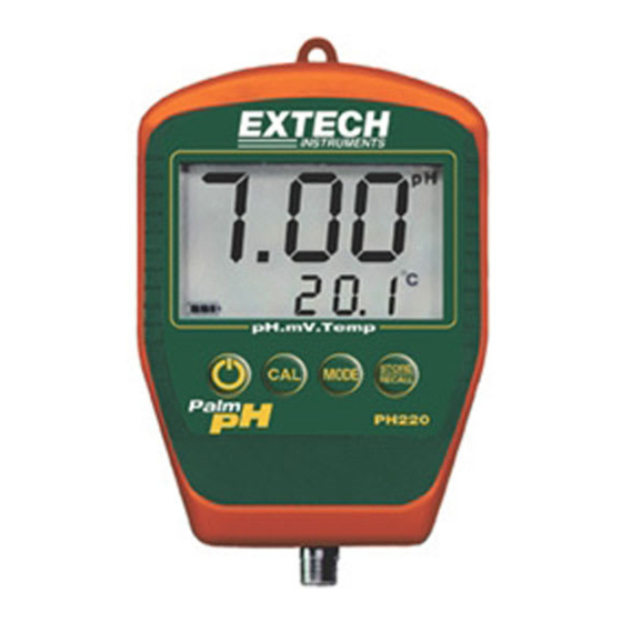 Extech Instruments PH220A Guia Del Usuario
