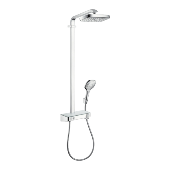 Hansgrohe Raindance Select 2jet Showerpipe 27126000 Instrucciones De Montaje