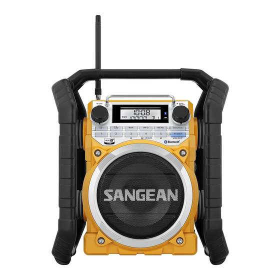 Sangean U4 Instrucciones De Manejo
