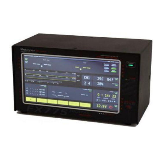 MetroPWR FX773/5 Manual Del Usuario