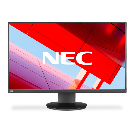 NEC MultiSync E243F Manuales