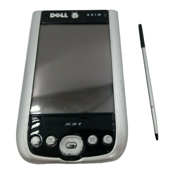 Dell Axim X51 Manual Del Propietário