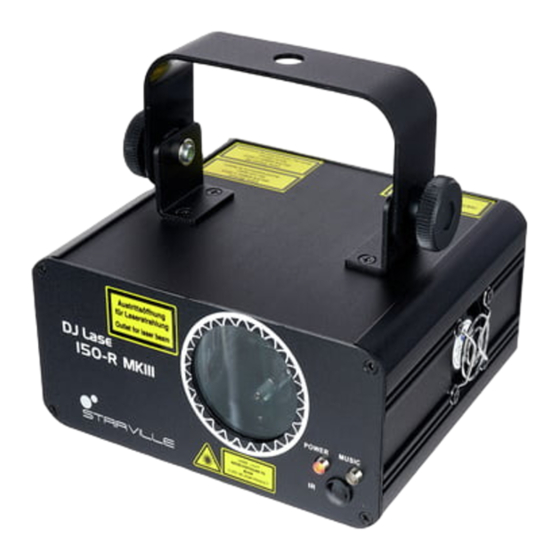 thomann Stairville DJ Lase 150-R MK-III Manual De Instrucciones