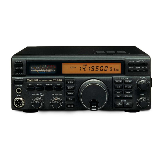 Yaesu FT-840 Manuales