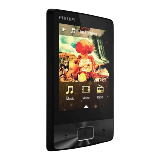Philips GoGEAR SA4MUS08 Manual Del Usuario