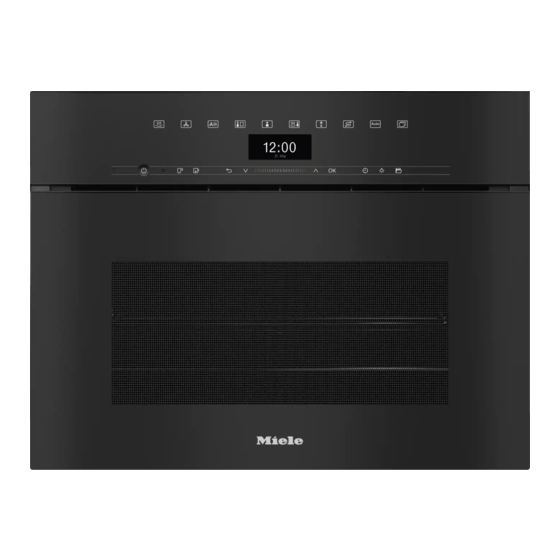 Miele DGC 7440 HCX Pro Instrucciones De Manejo Y Montaje