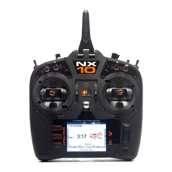 Spektrum NX10 Manual De Instrucciones