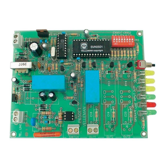 Velleman K6501 Manual De Instrucciones