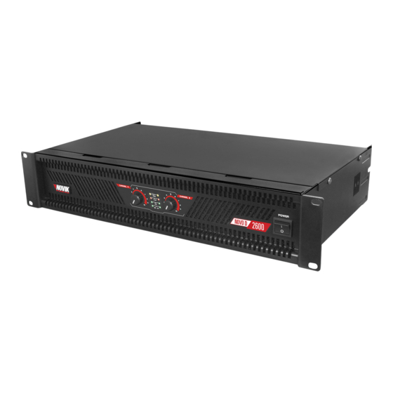 Novik Neo NOVOD 2600 Manual De Usuario