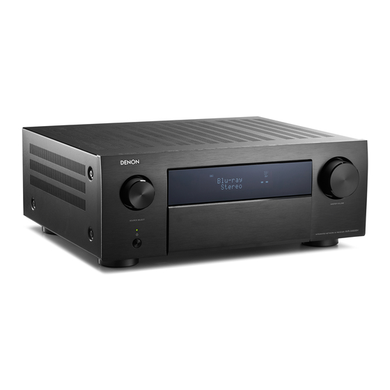 Denon AVR-X4500H Manual Del Usuario