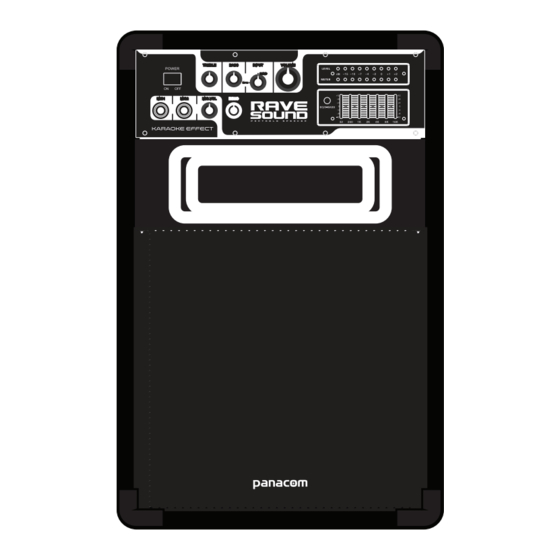 Panacom RAVE SOUND SP-3360A Manual Del Usuario
