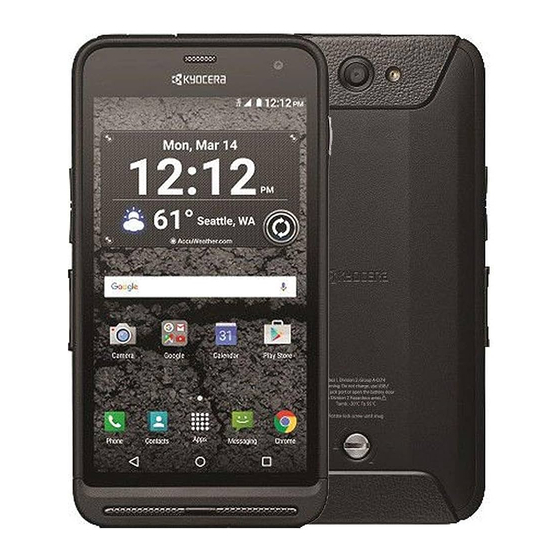 Kyocera DuraForce XD Guía De Usuario