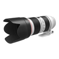 Canon EF70-200mm f2,8L IS II USM Instrucciones