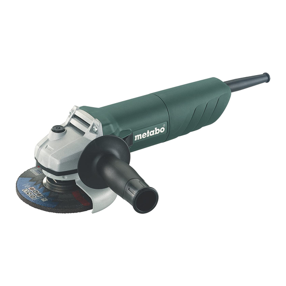 Metabo W 720-100 Instrucciones De Manejo