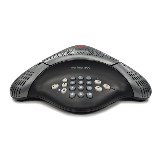 Polycom VoiceStation 500 Console Guia De Inicio Rapido