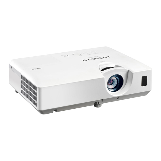 Hitachi CP-X2542WN Manual De Usuario