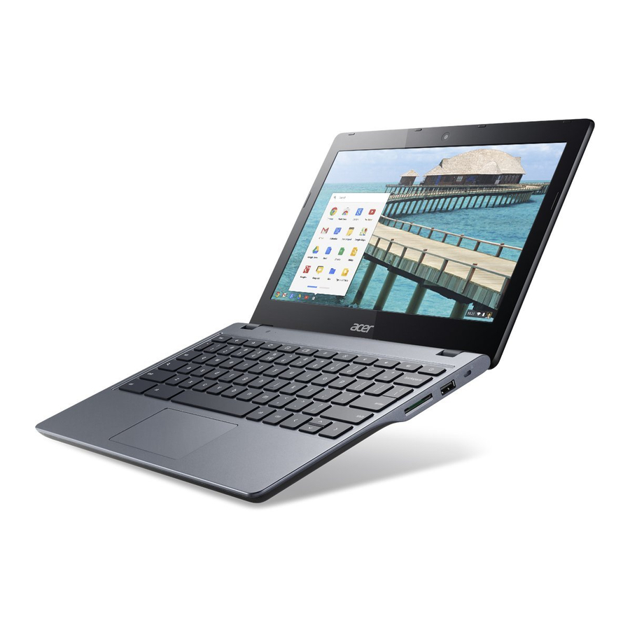 Acer C720 Chromebook Manual De Usuario