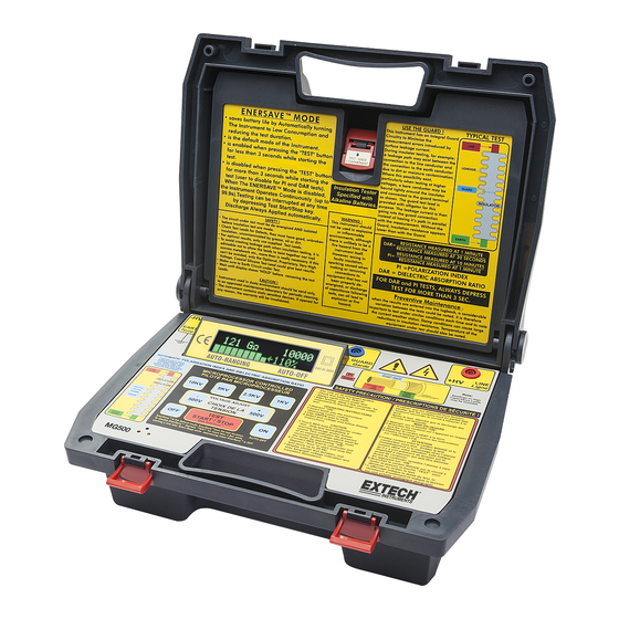 Extech Instruments MG500 Manual Del Usuario