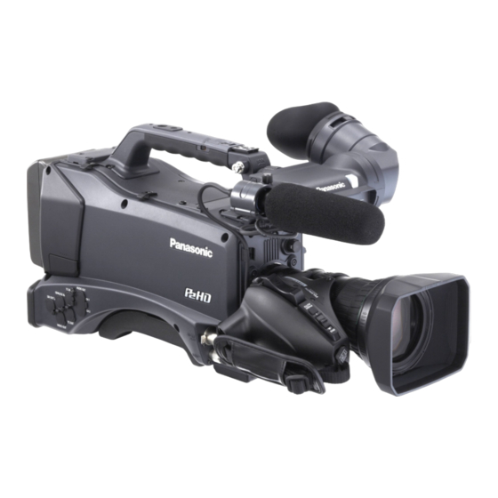 Panasonic AG-HPX371 Manual De Instrucciones