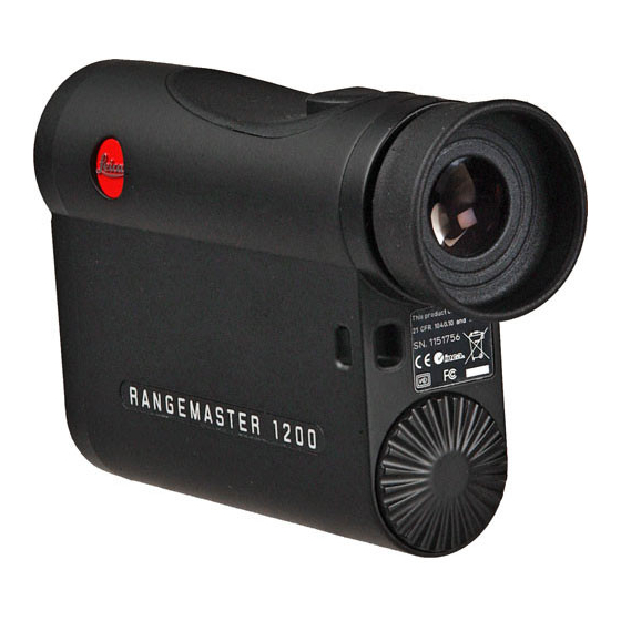 Leica RANGEMASTER CRF 1200 Instrucciones