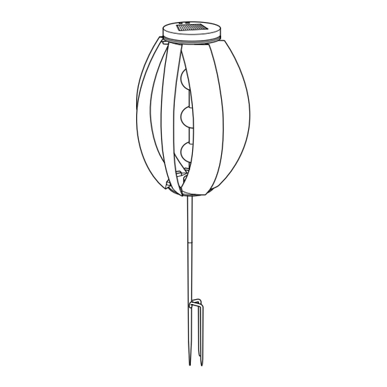 IKEA SOLVINDEN Manual De Instrucciones