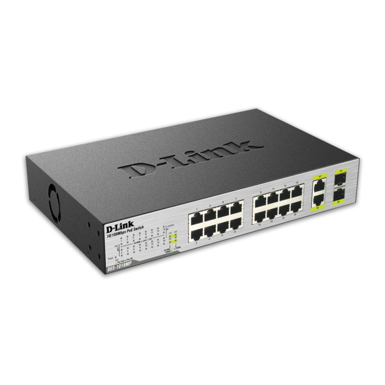 D-Link DES-1018P Guía De Instalación Rápida