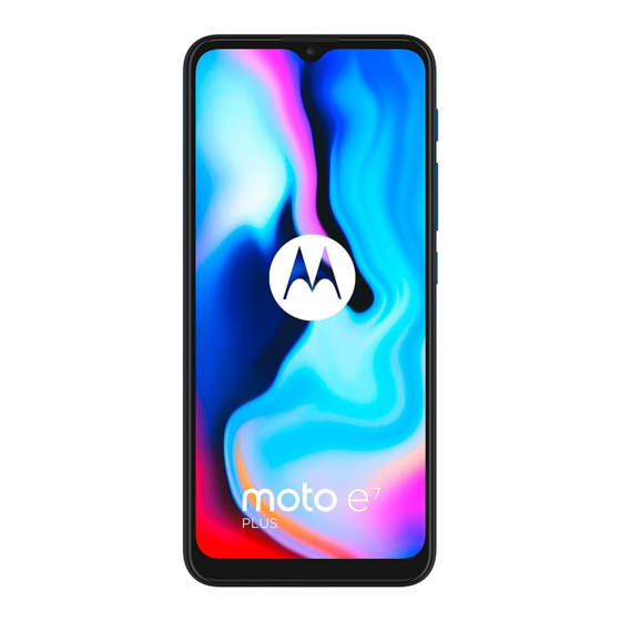 Motorola moto e7 PLUS Guia De Inicio Rapido