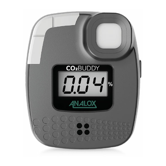 ANALOX CO2BUDDY Guia De Inicio Rapido