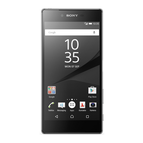Sony Xperia Z5 Premium Guia Del Usuario