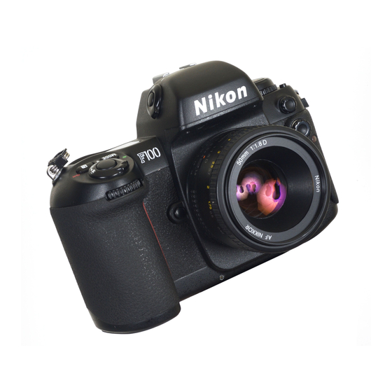 Nikon F100 Manuales