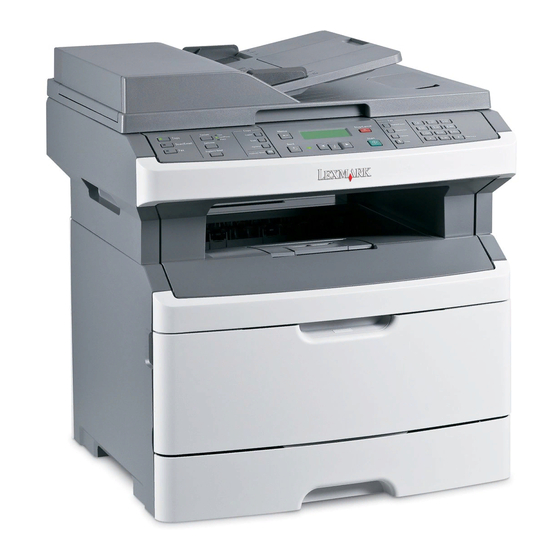 Lexmark X264dn Guia Del Usuario