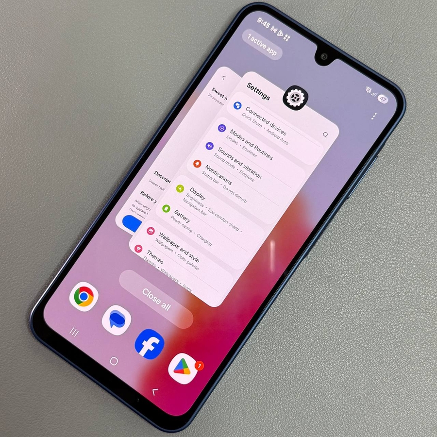 Samsung Galaxy A17 5G - C&oacute;mo Activar o Desactivar la Rotaci&oacute;n Autom&aacute;tica