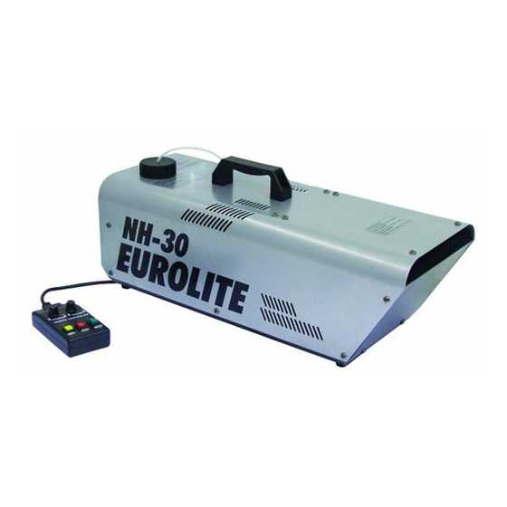 EuroLite NH-30 Hazer Manuales