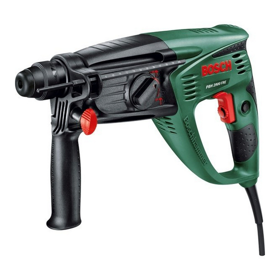 Bosch PBH 2900 FRE Manual Original