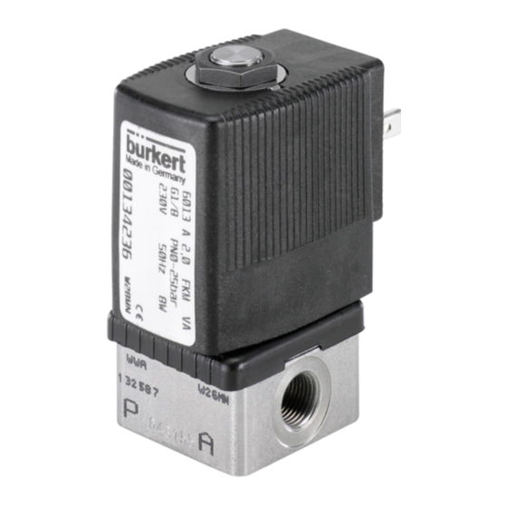 Burkert 6013 Manual De Instrucciones