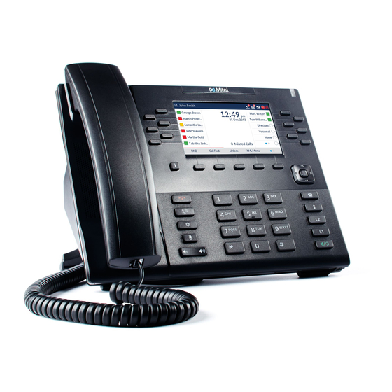 Mitel 6869 Guía Rápida De Usuario
