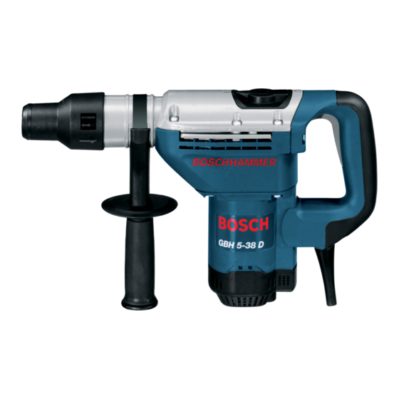 Bosch GBH Professional 5-38 D Manual Original