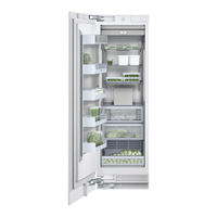 Gaggenau RF 411 Manual De Uso Y De Cuidado