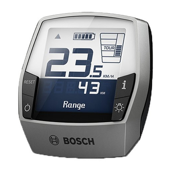 Bosch Intuvia BUI251 Manual De Uso