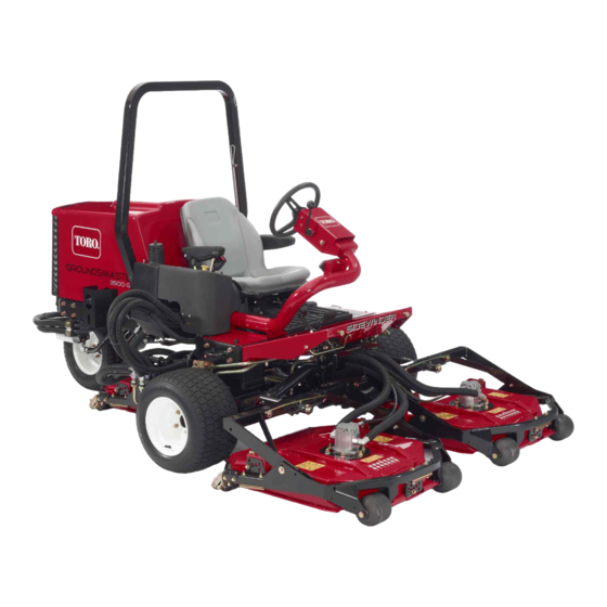 Toro Groundsmaster 3500-G Manual Del Operador