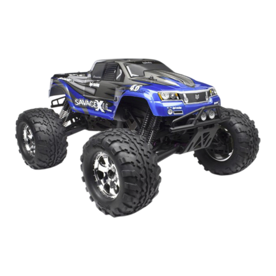 HPI Racing Savage X 4.6 RTR Manual De Instrucciones