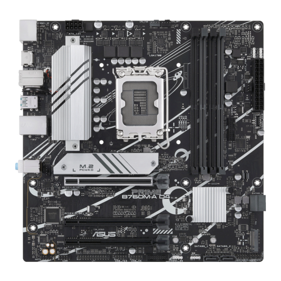 Asus PRIME B760M-A D4 Manuales