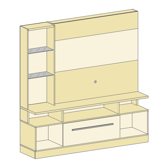 HB Moveis HOME TEATHER VIVAZ Instrucciones De Montaje