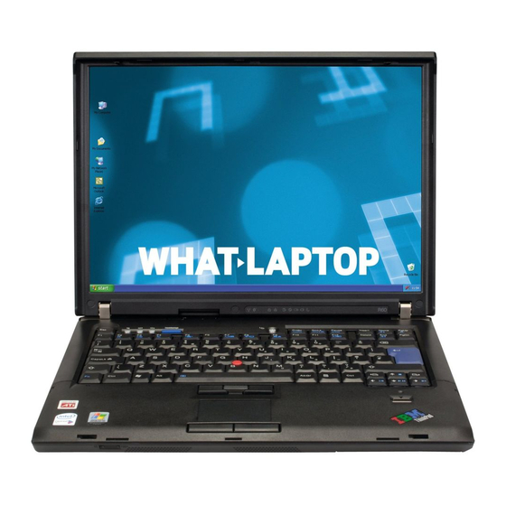 Lenovo ThinkPad R60 Guía De Servicio Y De Resolución De Problemas