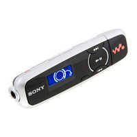 Sony Walkman NWZ-B135F Guia De Funcionamiento