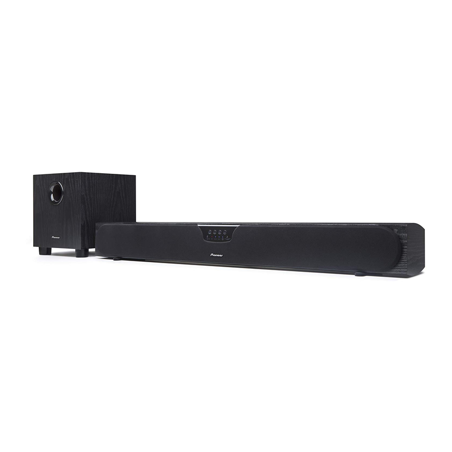 Pioneer SP-SB23W Instrucciones Para El Uso
